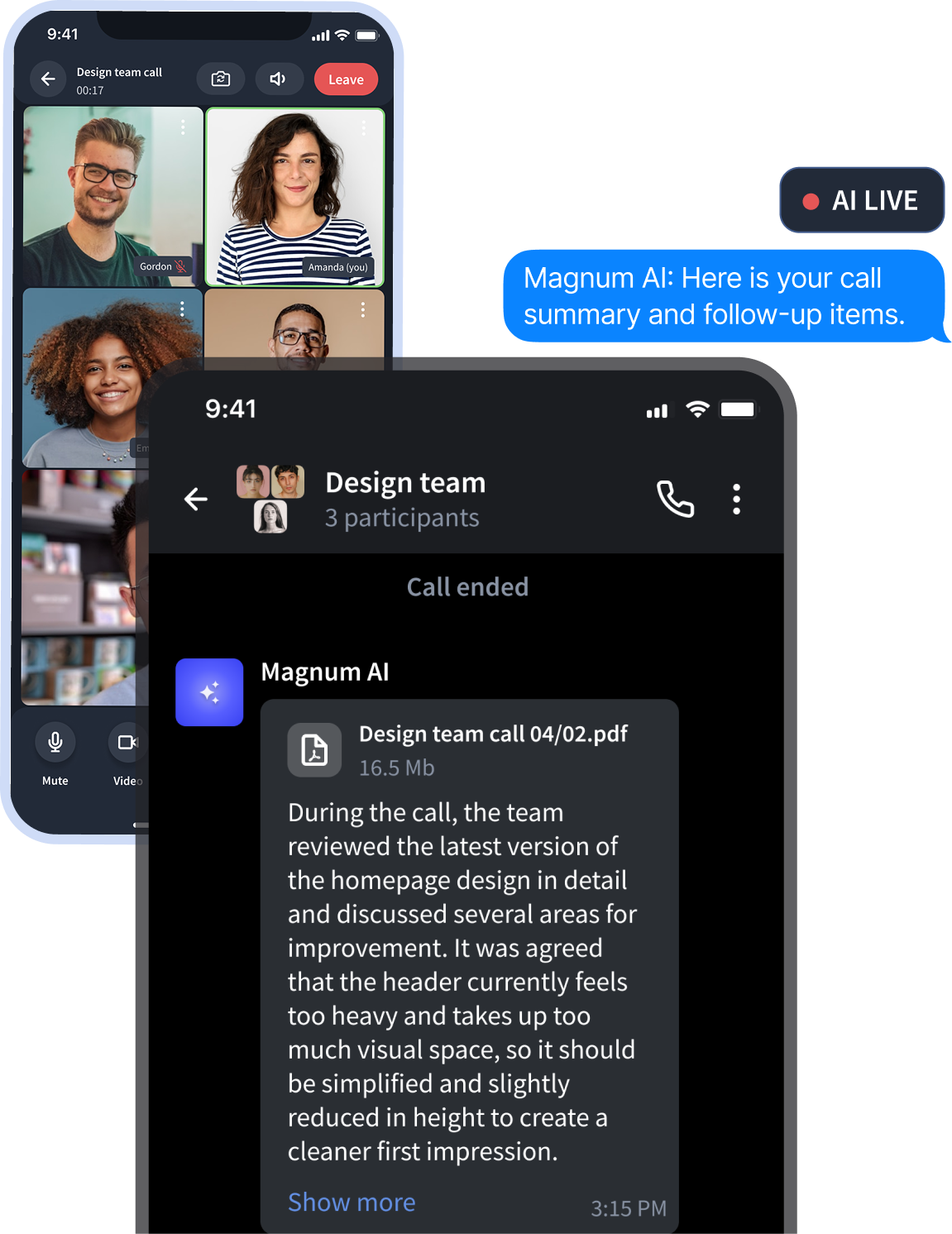 AI saves you time with Phound
